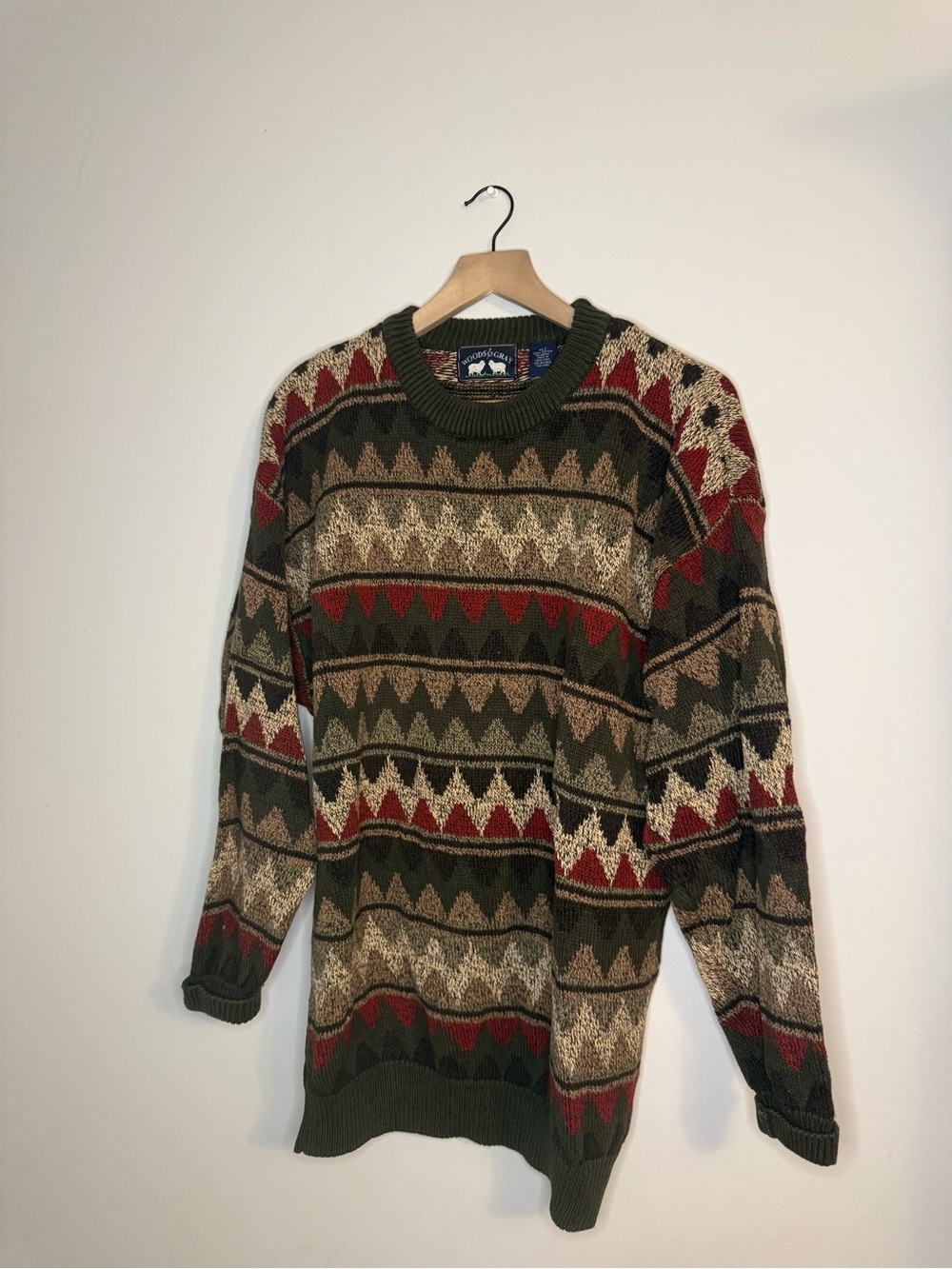 Woods & Gray Vintage Southwestern Geometric Fair Isle
Sweater Men's XLT